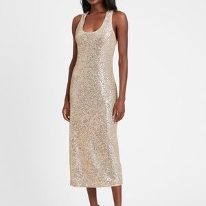 Elegant Gold Sequin Dress